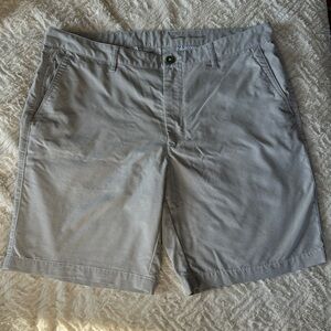 Tommy Bahama Gray Flat Front Chino Shorts